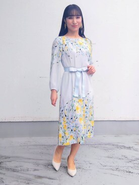 「Sunauna（スーナウーナ）のアイテム」を使った、keinaさん（レディース・160cm）の春コーディネート