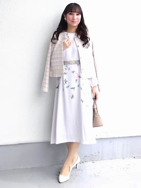 「COUP DE CHANCE（クードシャンス）のアイテム」を使った、keinaさん（レディース・160cm）の春コーディネート