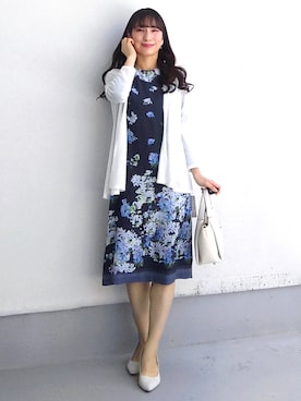 「Sunauna（スーナウーナ）のアイテム」を使った、keinaさん（レディース・160cm）の春コーディネート