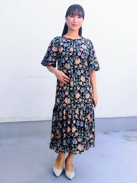 「Sunauna（スーナウーナ）のアイテム」を使った、keinaさん（レディース・160cm）の春コーディネート