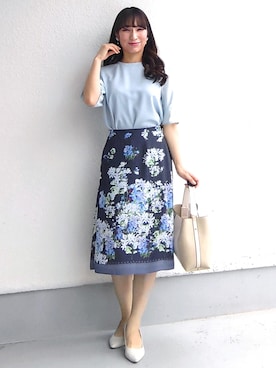 「Sunauna（スーナウーナ）のアイテム」を使った、keinaさん（レディース・160cm）の春コーディネート