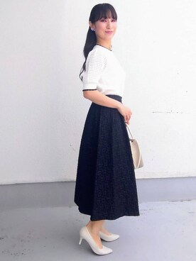 「Sunauna（スーナウーナ）のアイテム」を使った、keinaさん（レディース・160cm）の春コーディネート