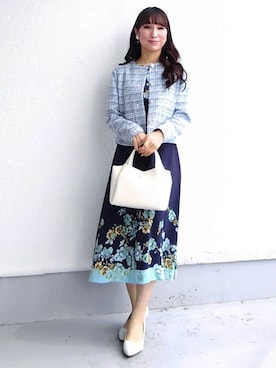 「COUP DE CHANCE（クードシャンス）のアイテム」を使った、keinaさん（レディース・160cm）の春コーディネート