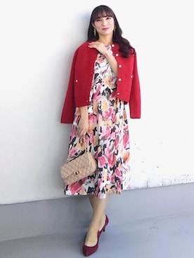 「COUP DE CHANCE（クードシャンス）のアイテム」を使った、keinaさん（レディース・160cm）の秋コーディネート