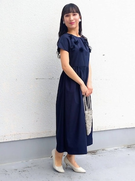 「Sunauna（スーナウーナ）のアイテム」を使った、keinaさん（レディース・160cm）の夏コーディネート