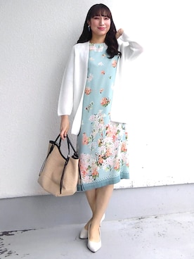 「Sunauna（スーナウーナ）のアイテム」を使った、keinaさん（レディース・160cm）の春コーディネート
