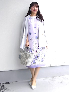 「Sunauna（スーナウーナ）のアイテム」を使った、keinaさん（レディース・160cm）の春コーディネート