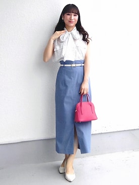 「COUP DE CHANCE（クードシャンス）のアイテム」を使った、keinaさん（レディース・160cm）の春コーディネート