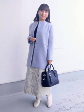 「Sunauna（スーナウーナ）のアイテム」を使った、keinaさん（レディース・160cm）の冬コーディネート
