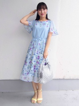 「Sunauna（スーナウーナ）のアイテム」を使った、keinaさん（レディース・160cm）の春コーディネート