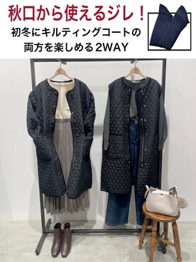 「SOMETHING（サムシング）のアイテム」を使った、ＷＡさん（レディース・152cm）の秋コーディネート