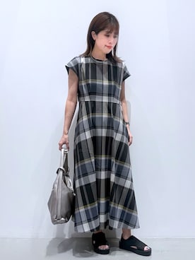 「grove（グローブ）の2連ボールチェーンネックレス（ネックレス、シルバー系）」を使った、ＷＡさん（レディース・152cm）の夏コーディネート