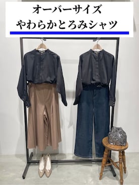 「SOMETHING（サムシング）のアイテム」を使った、ＷＡさん（レディース・152cm）の秋コーディネート