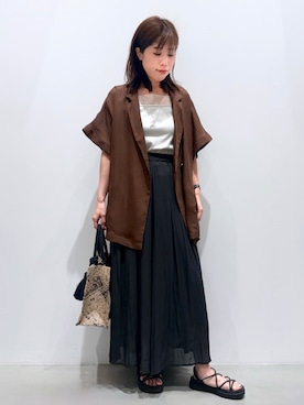 WAさん(レディース・152cm)の夏コーディネート