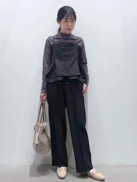 WAさん(レディース・152cm)の冬コーディネート