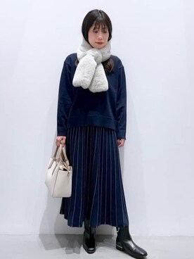 WAさん(レディース・152cm)の冬コーディネート