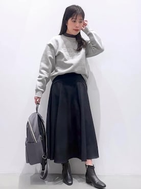 WAさん(レディース・152cm)の冬コーディネート
