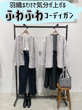 「SOMETHING（サムシング）のアイテム」を使った、ＷＡさん（レディース・152cm）の秋コーディネート