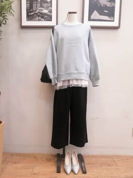 「DRESKIP（ドレスキップ）のアイテム」を使った、maiさん（レディース・158cm）の冬コーディネート