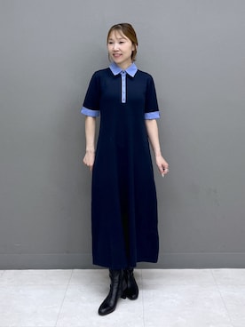 「NATURAL BEAUTY BASIC（ナチュラルビューティーベーシック）のアイテム」を使った、naho0202さん（レディース・154cm）の夏コーディネート