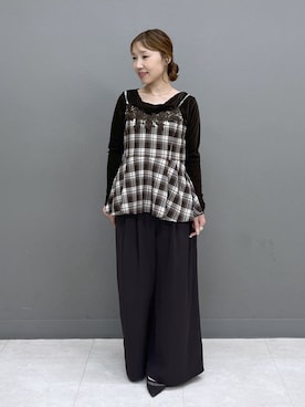 「アイテム（ジャケット/アウター）」を使った、naho0202さん（レディース・154cm）の秋コーディネート