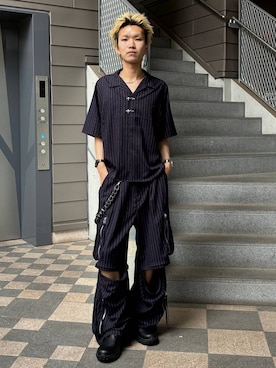 「HARE（ハレ）のアイテム（腕時計）」を使った、ke5_eigoさん（メンズ・170cm）の夏コーディネート