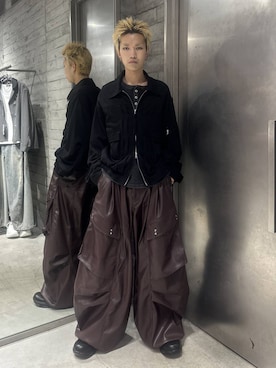 「HARE（ハレ）のアイテム（カーゴパンツ）」を使った、ke5_eigoさん（メンズ・170cm）の夏コーディネート