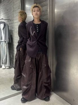 「HARE（ハレ）のアイテム（カーゴパンツ）」を使った、ke5_eigoさん（メンズ・170cm）の夏コーディネート