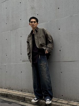 「BILL WALL LEATHER（ビルウォールレザー）のアイテム」を使った、Bill Wall Leatherさん（メンズ・175cm）の夏コーディネート