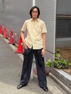 「BILL WALL LEATHER（ビルウォールレザー）のアイテム」を使った、Bill Wall Leatherさん（メンズ・170cm）の夏コーディネート