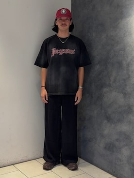 「BILL WALL LEATHER（ビルウォールレザー）のアイテム」を使った、Bill Wall Leatherさん（メンズ・182cm）の夏コーディネート