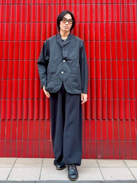 「BILL WALL LEATHER（ビルウォールレザー）のR456 - Malibu Cross Ring（リング、その他）」を使った、Bill Wall Leatherさん（メンズ・170cm）の夏コーディネート