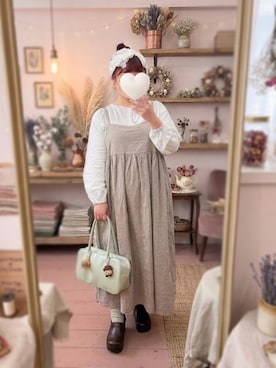 「Samansa Mos2（サマンサ モスモス）のアイテム」を使った、778minnieさん（レディース・155cm）の春コーディネート