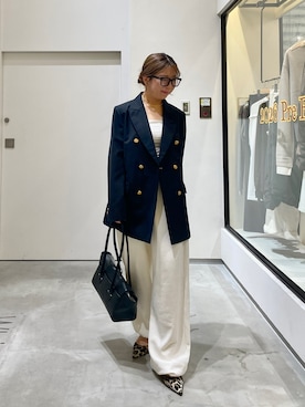 「THE PAUSE（ザ ポーズ）のアイテム」を使った、whim_yadaさん（レディース・153cm）の秋コーディネート