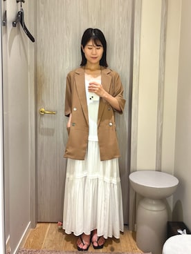 nabecooさん(レディース・158cm)の夏コーディネート