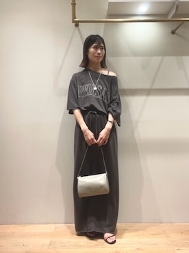 「スウェットスカート」｜nabecooさん（レディース・158cm）の夏コーディネート