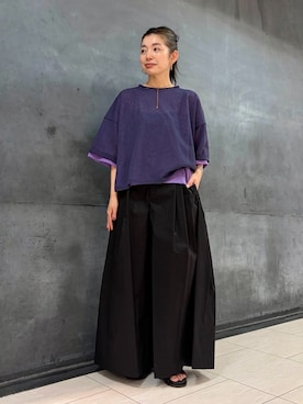 「ZUCCa（ズッカ）のアイテム」を使った、ZUCCa OFFICIALさん（レディース・154cm）の夏コーディネート