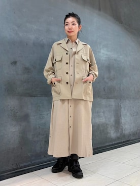「ZUCCa（ズッカ）のアイテム」を使った、ZUCCa OFFICIALさん（レディース・154cm）の夏コーディネート