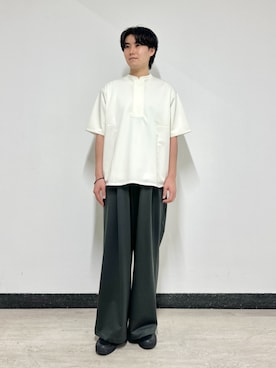 「ZUCCa（ズッカ）のベルテッドスニーカー / メンズスニーカー（スニーカー、ブラック系）」を使った、ZUCCa OFFICIALさん（レディース・154cm）の秋コーディネート