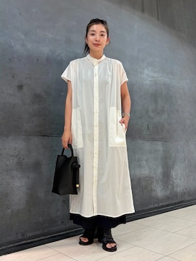 「ZUCCa（ズッカ）のアイテム」を使った、ZUCCa OFFICIALさん（レディース・156cm）の夏コーディネート