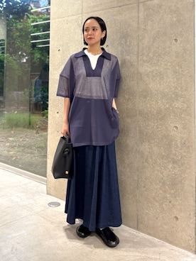 「ZUCCa（ズッカ）のアイテム」を使った、ZUCCa OFFICIALさん（レディース・156cm）の夏コーディネート