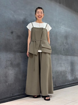 「ZUCCa（ズッカ）のアイテム」を使った、ZUCCa OFFICIALさん（レディース・154cm）の夏コーディネート