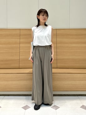 「ZUCCa（ズッカ）のアイテム」を使った、ZUCCa OFFICIALさん（レディース・156cm）の夏コーディネート