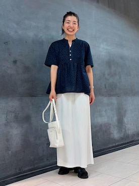 「ZUCCa（ズッカ）のアイテム」を使った、ZUCCa OFFICIALさん（レディース・154cm）の夏コーディネート
