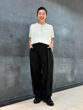 「ZUCCa（ズッカ）のアイテム」を使った、ZUCCa OFFICIALさん（レディース・154cm）の夏コーディネート