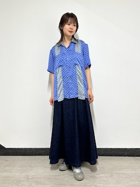 「ZUCCa（ズッカ）のアイテム」を使った、ZUCCa OFFICIALさん（レディース・156cm）の夏コーディネート