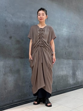 「ZUCCa（ズッカ）のアイテム」を使った、ZUCCa OFFICIALさん（レディース・154cm）の夏コーディネート