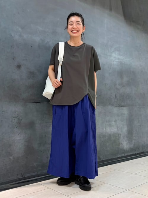 ZUCCa TUCK JERSEY 　トップス　新品未使用 ZUCCa（ズッカ） tシャツ (S)DRAPE DOCKING JERSEY レディース