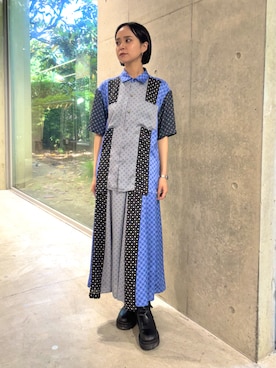 「ZUCCa（ズッカ）のアイテム」を使った、ZUCCa OFFICIALさん（レディース・154cm）の夏コーディネート