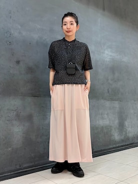 「ZUCCa（ズッカ）のアイテム」を使った、ZUCCa OFFICIALさん（レディース・154cm）の夏コーディネート